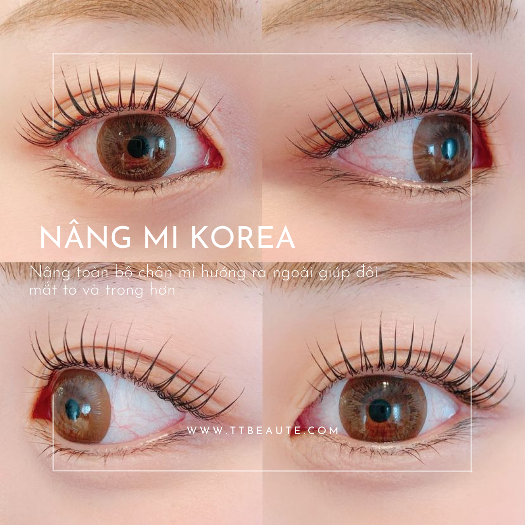 Nâng mi phủ đen mi collagen