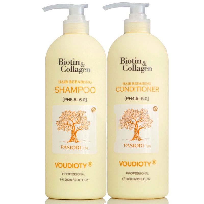 DẦU GỘI XẢ BIOTIN COLLAGEN VOUDIOTY REPAIR (2021) PHỤC HỒI VÀ HỖ TRỢ KÍCH THÍCH MỌC TÓC 1000ML